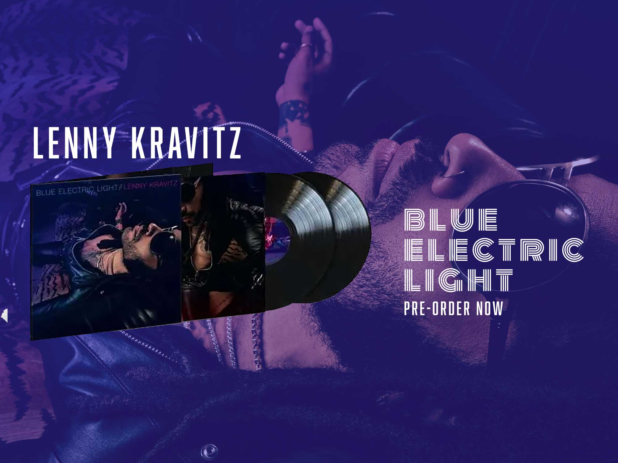 Lenny Kravitz Blue Electric Light Vinyl