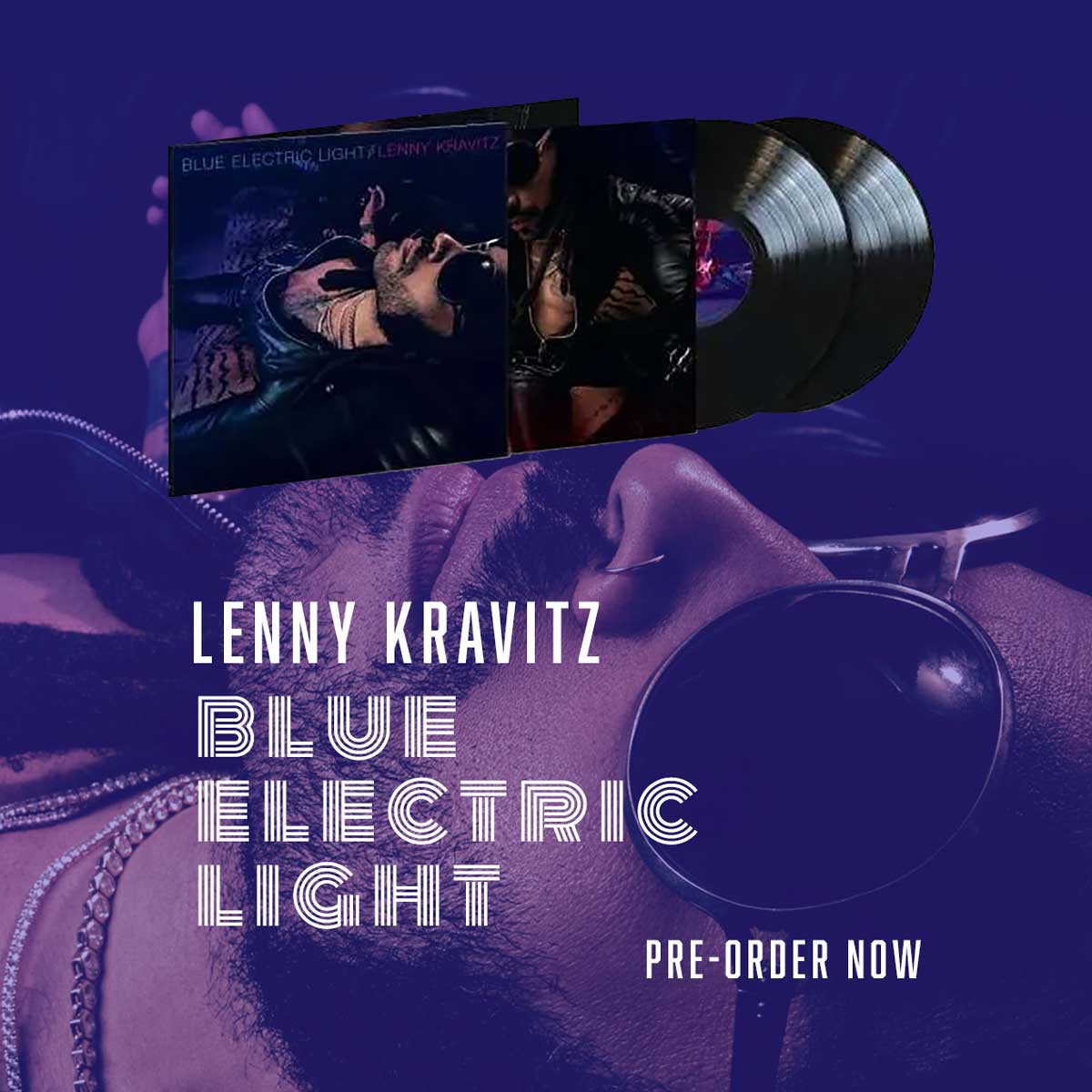 Lenny kravitz blue electric light sq