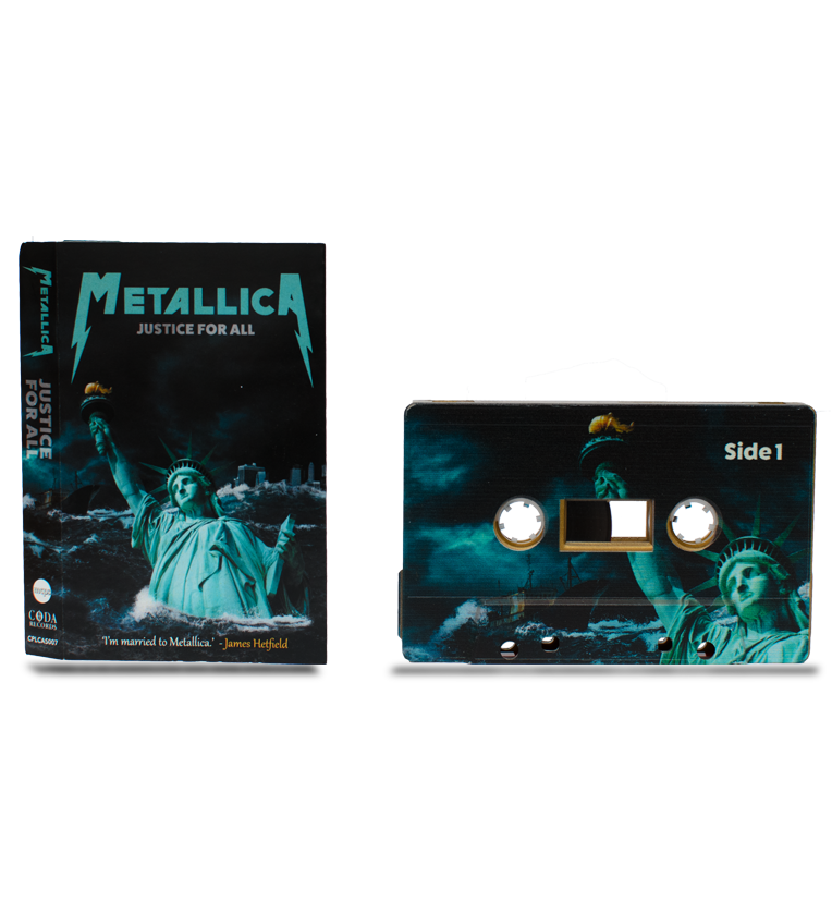 METALLICA - JUSTICE FOR ALL (GOLD SHELL) | Cassette