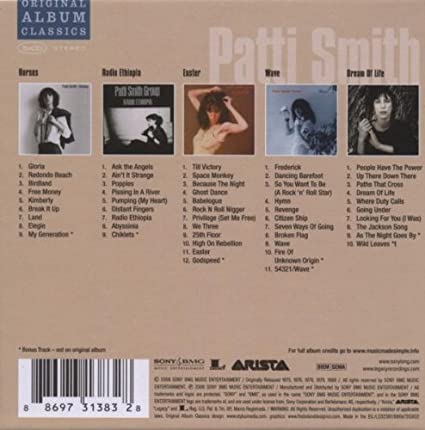 Patti Smith | Original Album Classics [Import] (5 Cd's) | CD - 0