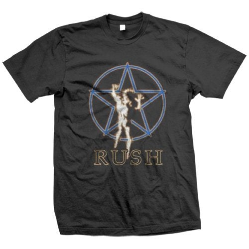 Rush - Men'S Rush Starman Glow T-Shirt, Black, Medium | Apparel
