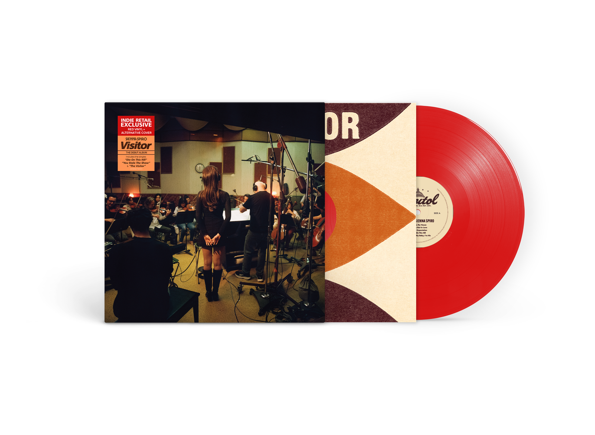 Sienna Spiro - Visitor (Indie Exclusive) [Alternate Cover] [Red LP] | Vinyl