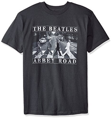 The Beatles - Men'S The Beatles Abbey Road Distressed T Shirt, Black, Xx-Large | Apparel