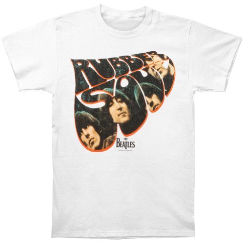 The Beatles - Men'S The Beatles Rubber Soul T-Shirt, White, Small | Apparel