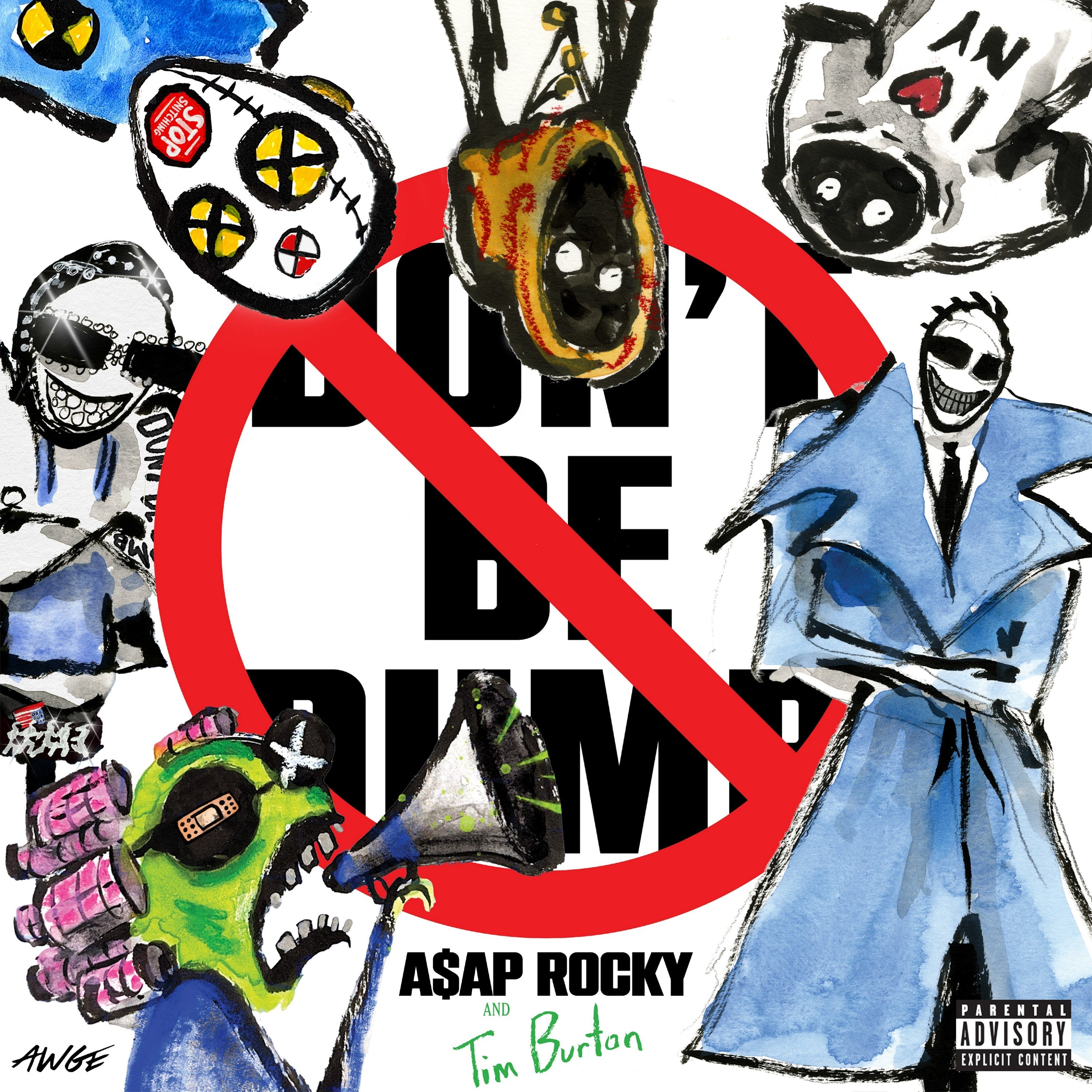 A$Ap Rocky | Don'T Be Dumb (1 Black & 1 White Vinyl) [2LP] | Vinyl