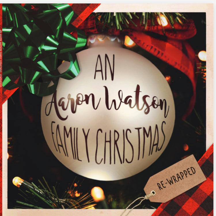 Aaron Watson - An Aaron Watson Family Christmas: Re-Wrapped (Limited Autographed Translucent Green Vinyl) | Vinyl