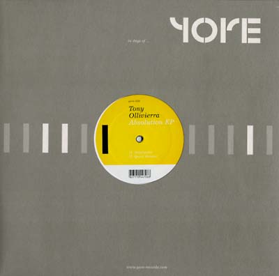 TONY OLLIVIERRA - Absolution EP | Vinyl