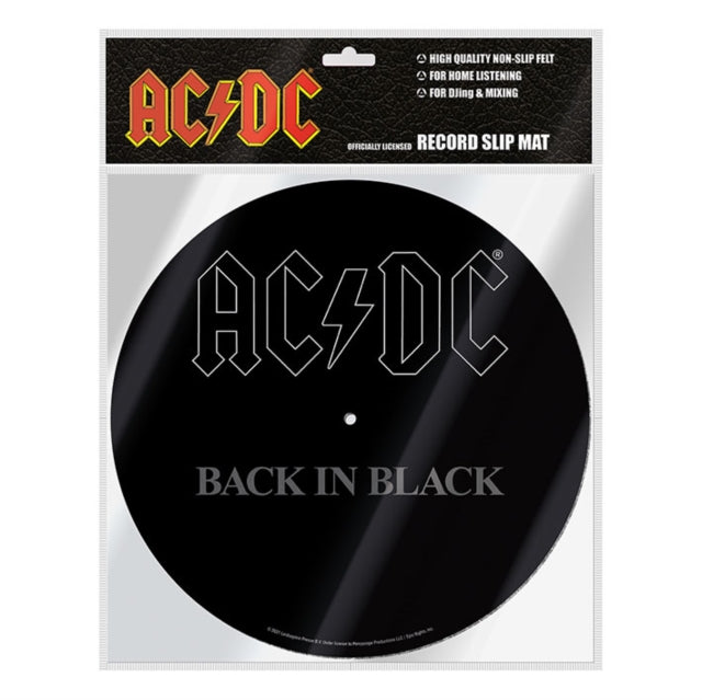 AC/DC | AC/DC Back In Black Slipmat | Slip Mat