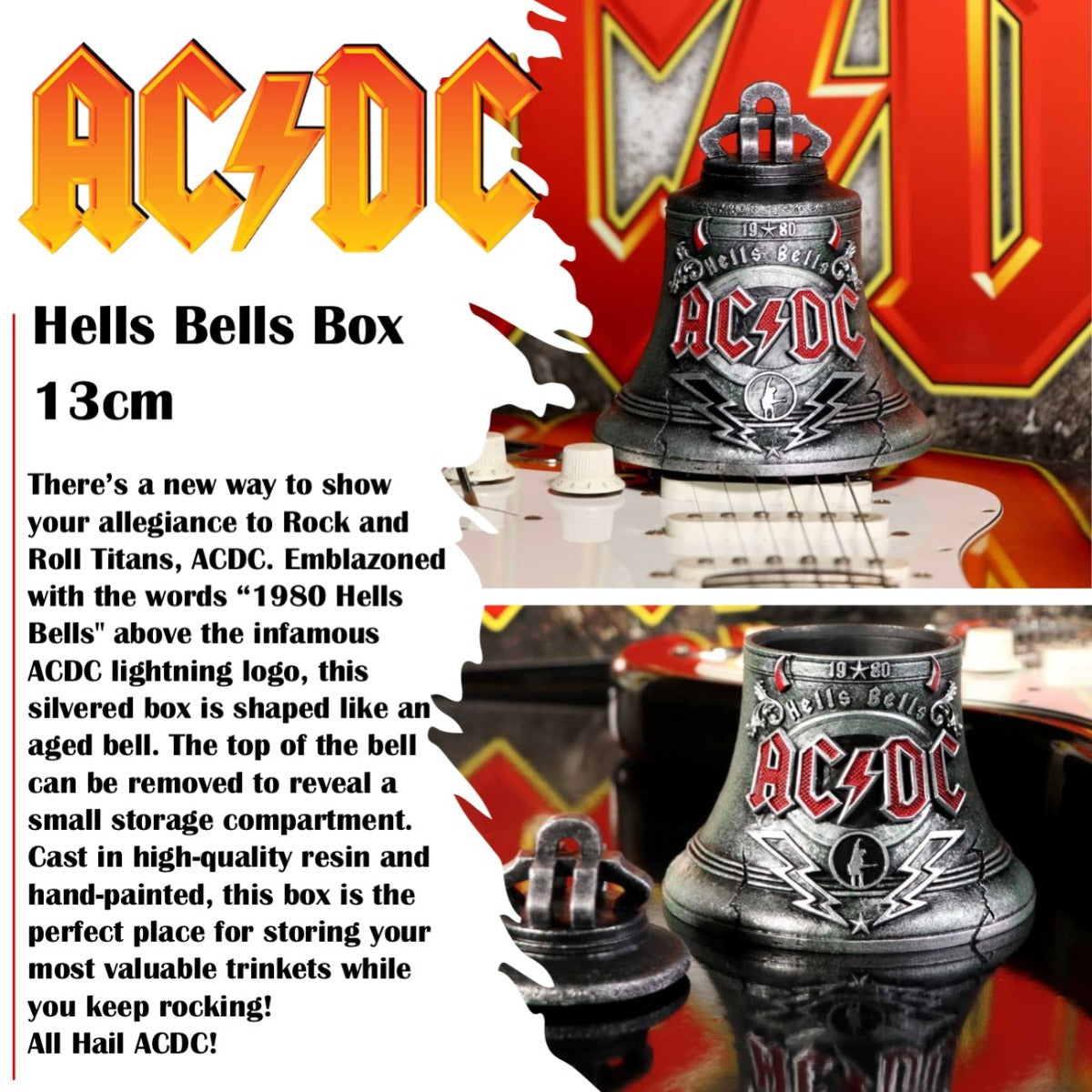 AC/DC | AC/DC Hells Bells Box 13cm | Merchandise