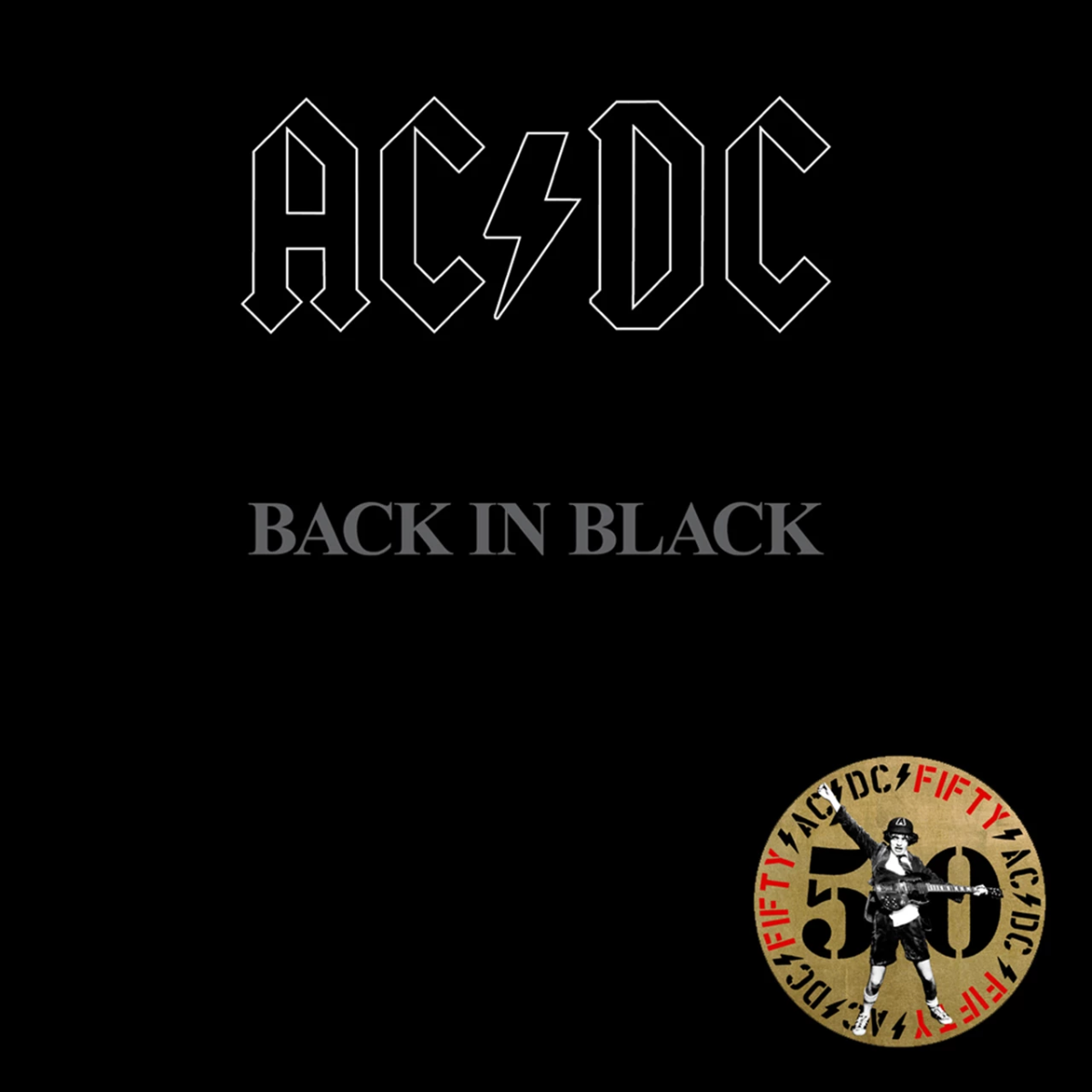 AC/DC - Back In Black (50th Anniversary Edition, Gold Color Vinyl) | Vinyl