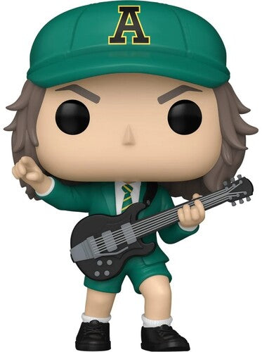 AC/DC | FUNKO POP! Rocks: AC/DC - Angus Young (Green) (Vinyl Figure) | Action Figure - 0