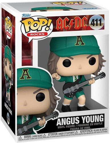 AC/DC | FUNKO POP! Rocks: AC/DC - Angus Young (Green) (Vinyl Figure) | Action Figure