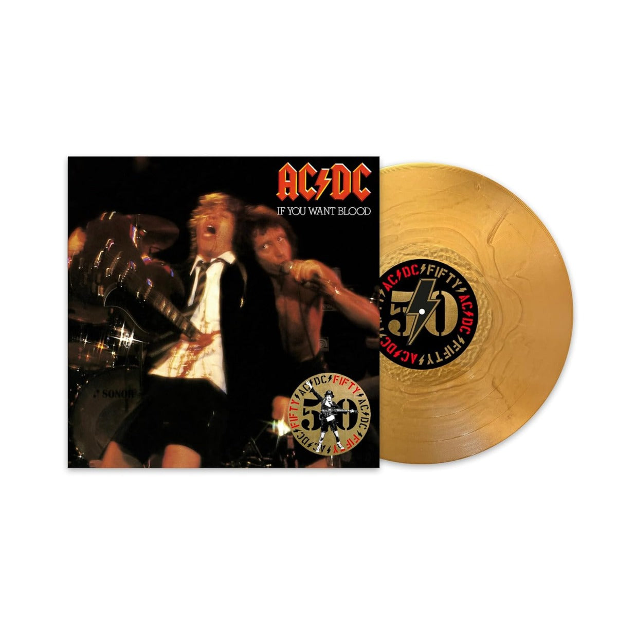 AC/DC - If You Want Blood You've Got It (50th Anniversary Edition, Gold Color Vinyl) | Vinyl