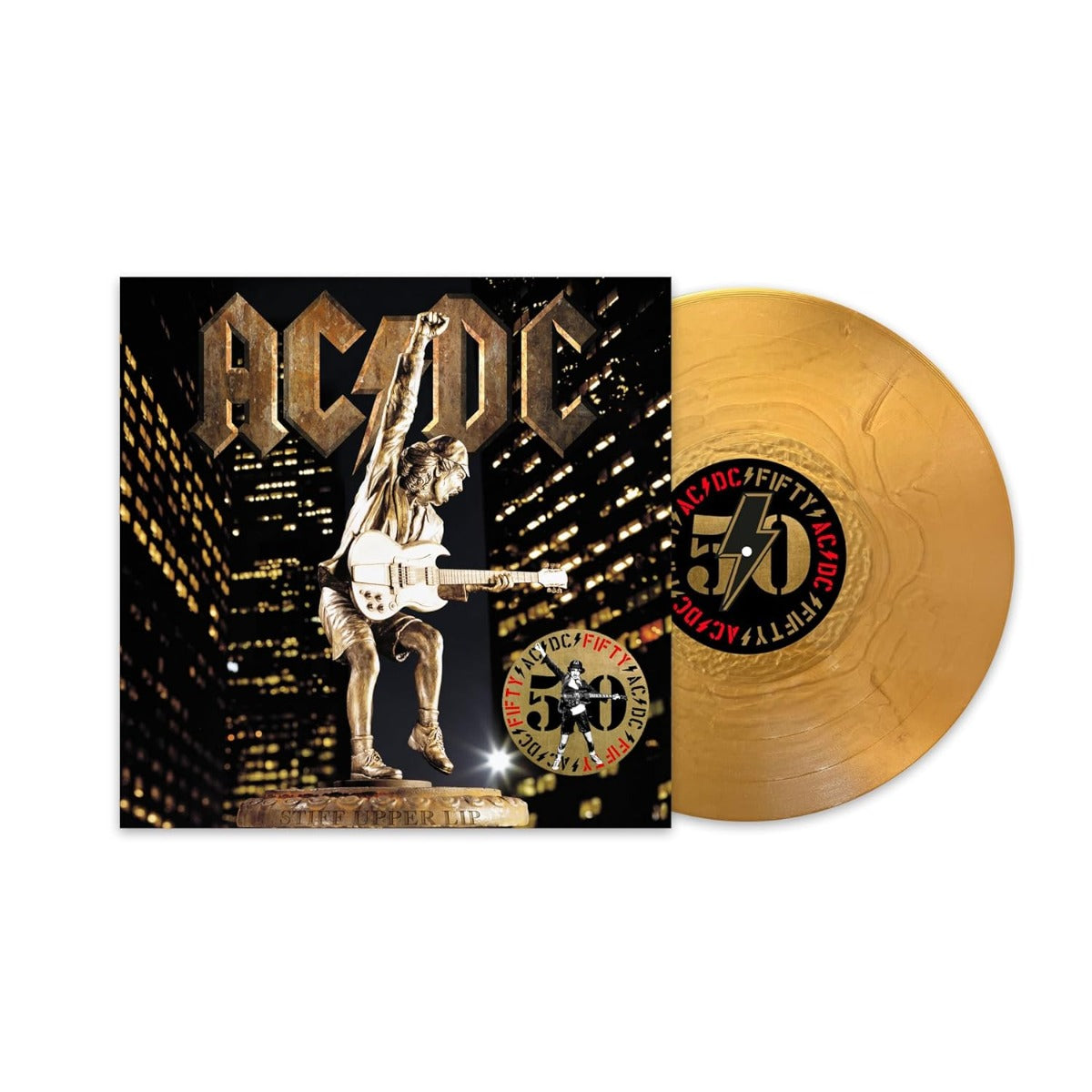 AC/DC - Stiff Upper Lip (50th Anniversary Edition, Gold Color Vinyl) | Vinyl