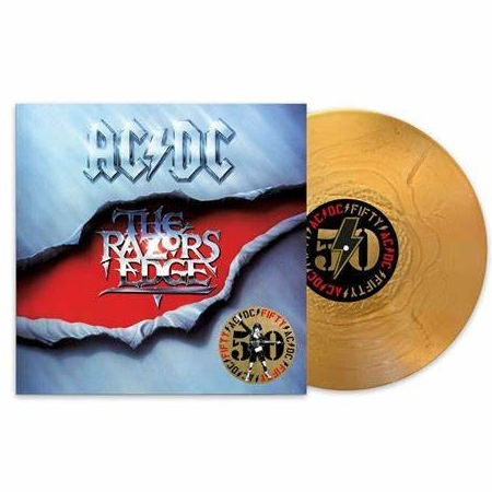 AC/DC | The Razors Edge (50th Anniversary Edition, Gold Color Vinyl) [Import] | Vinyl