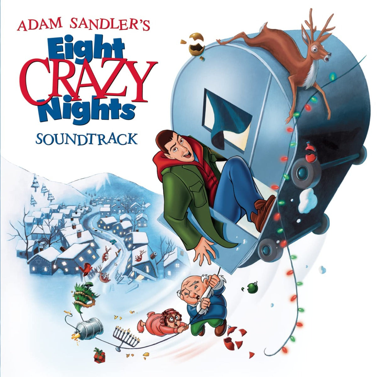 Adam Sandler | Eight Crazy Nights (Original Motion Picture Soundtrack) (Limited Edition, "Blue-In-Whitey" Colored Vinyl) | Vinyl