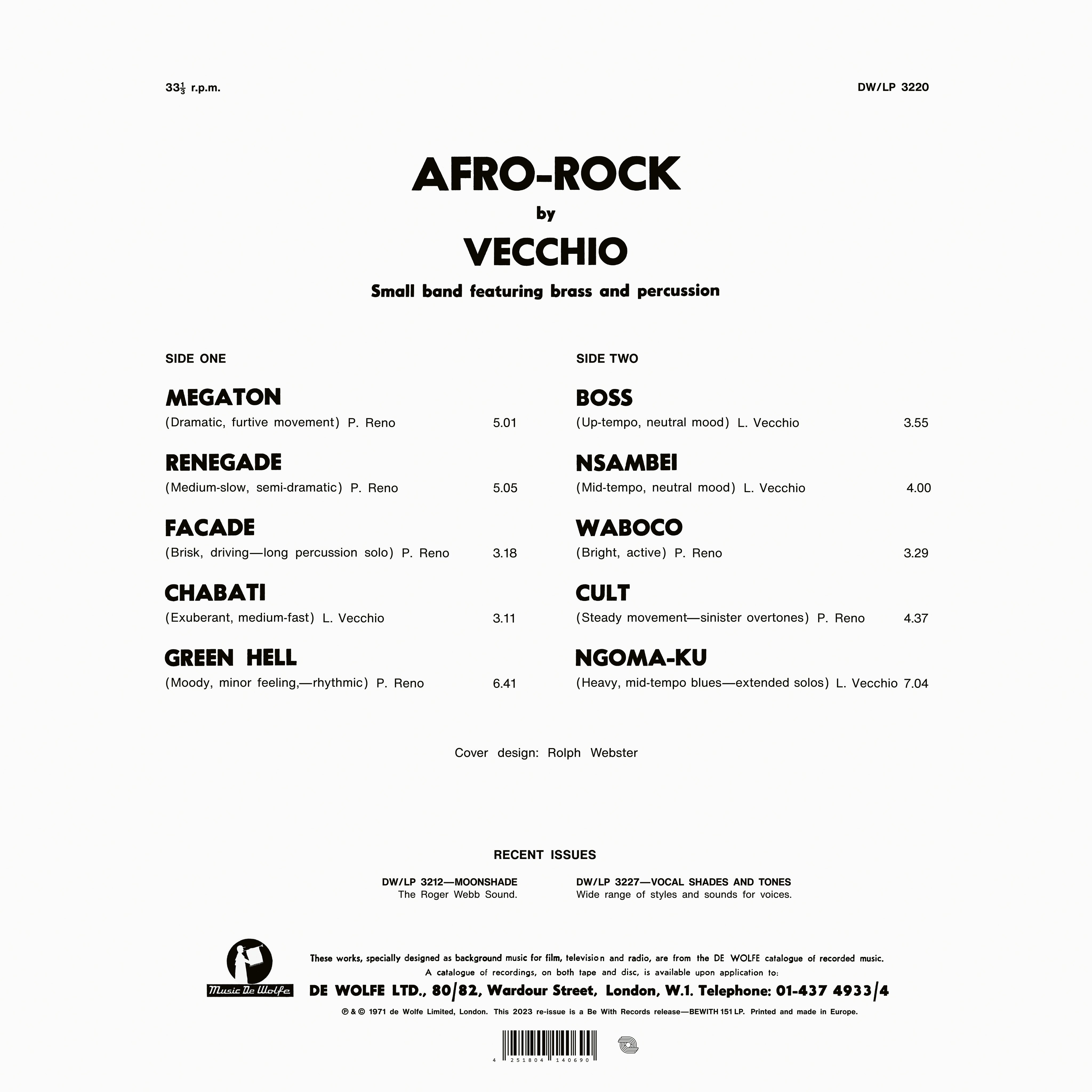 Vecchio - Afro-Rock | Vinyl
