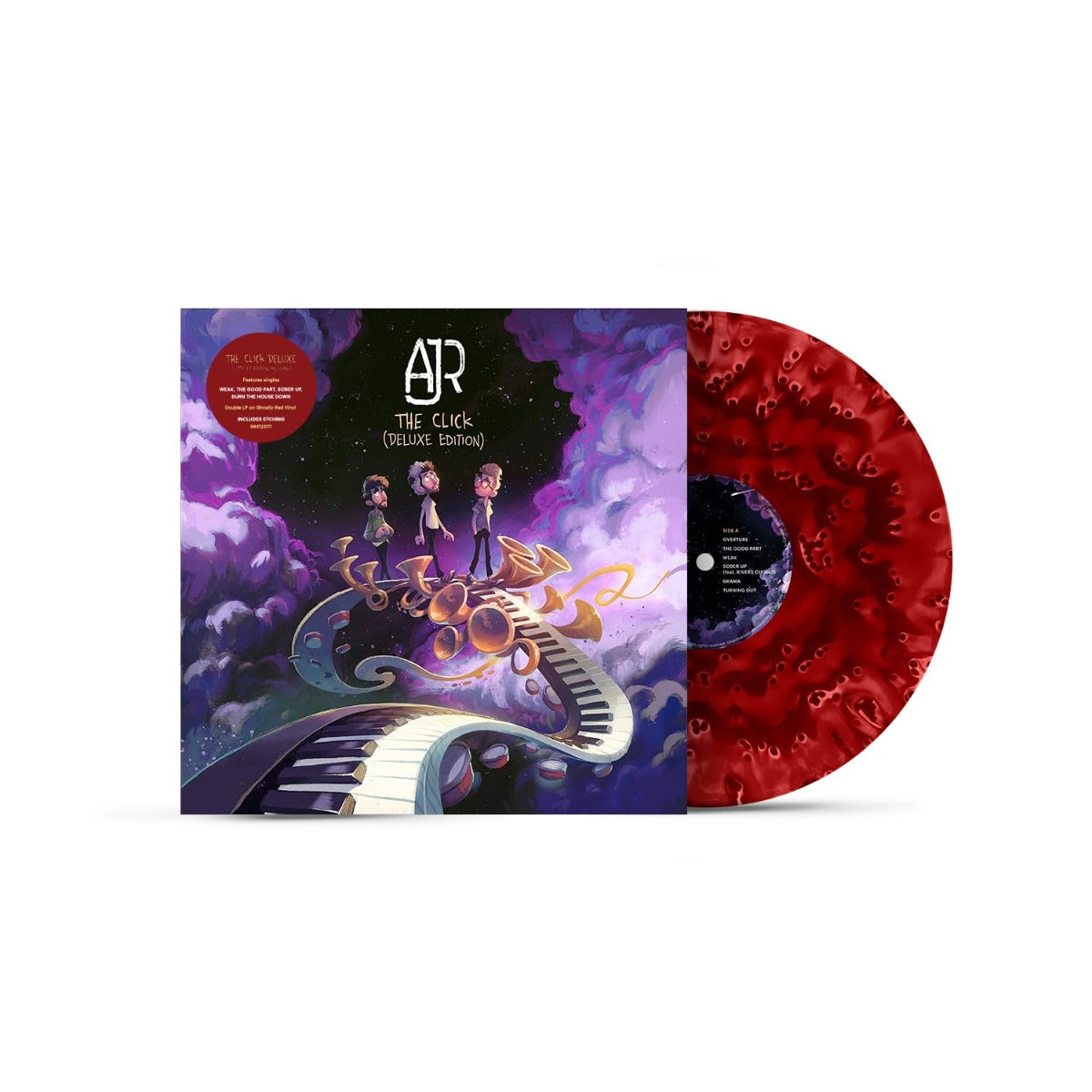 AJR | The Click (Deluxe Edition, The Click (Deluxe Edition, Ghostly Red Colored Vinyl) (2 Lp's) | Vinyl