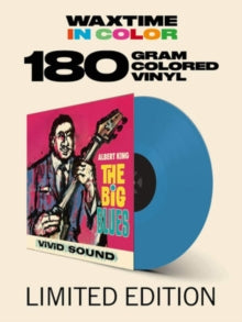 Albert King | Big Blues (180 Gram Vinyl, Colored Vinyl, Blue, Limited Edition, Bonus Tracks) [Import] | Vinyl