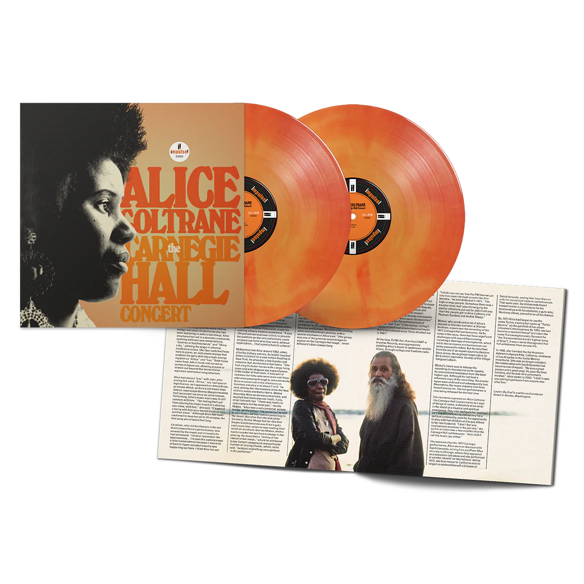 Alice Coltrane | The Carnegie Hall Concert (Limited Edition, Opaque Galaxy Orange Colored Vinyl) (2 Lp's) | Vinyl