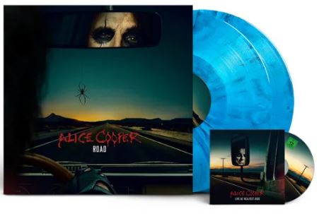 Alice Cooper | Road (Indie Exclusive, Colored Vinyl, Blue, With DVD, 180 Gram Vinyl) | Vinyl