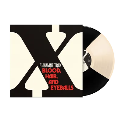 Alkaline Trio | Blood, Hair, And Eyeballs [Explicit Content] (Indie Exclusive, Colored Vinyl, Black & Bone Bowtie) | Vinyl