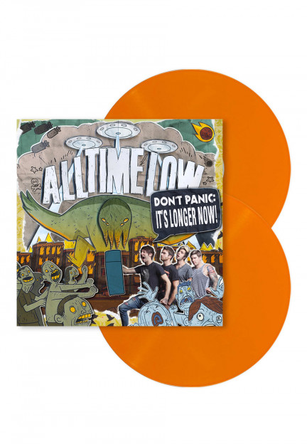 All Time Low | Don't Panic: It's Longer Now (Colored Vinyl, Orange, Gatefold LP Jacket, Digital Download Card) (2 Lp's) | Vinyl