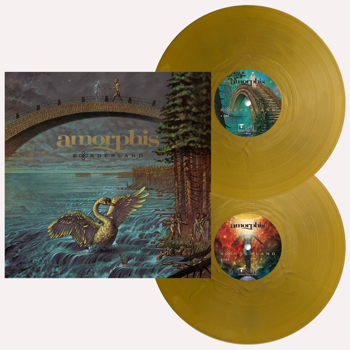Amorphis - Borderland ("Bones" Gold Opaque Vinly) [2Lp] | Vinyl