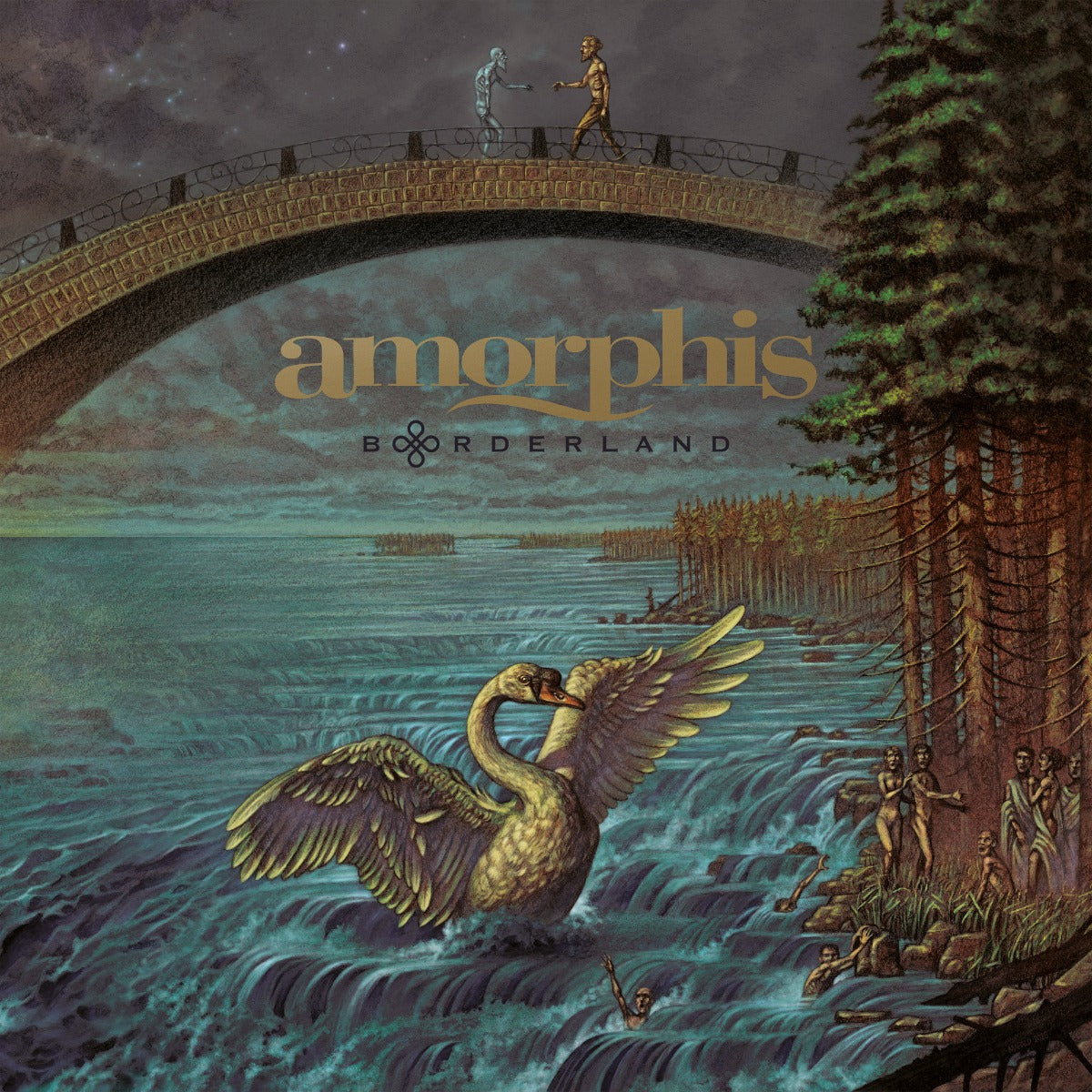 Amorphis - Borderland ("Bones" Gold Opaque Vinly) [2Lp] | Vinyl