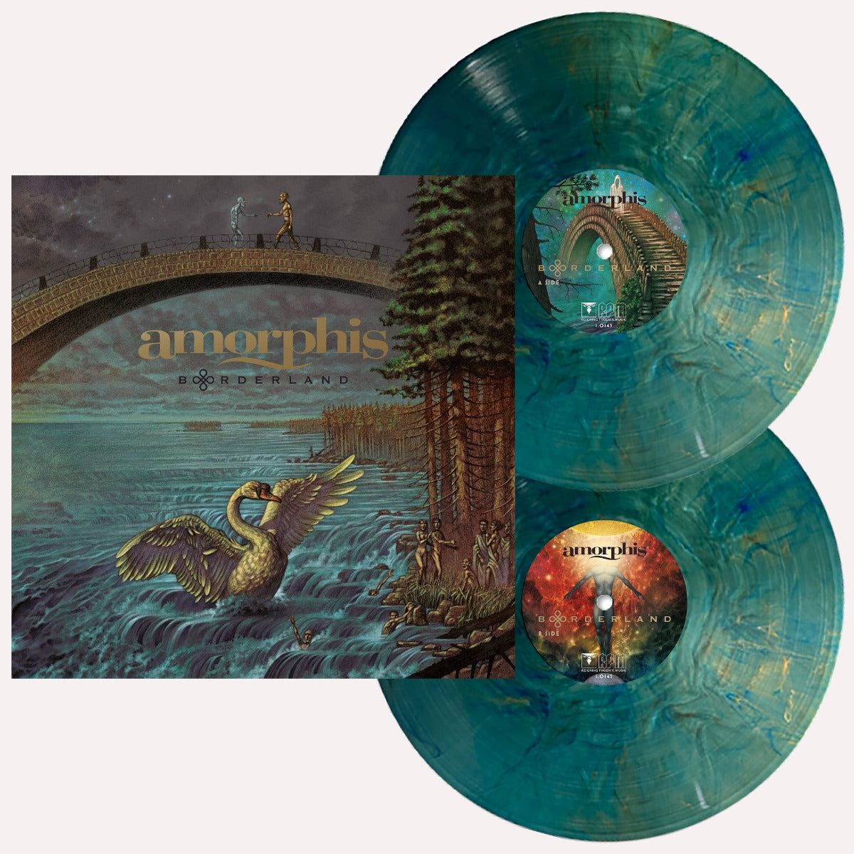Amorphis - Borderland (Indie Exclusive) ("Borderland" Green Blue Marbled Vinyl) [2Lp] | Vinyl