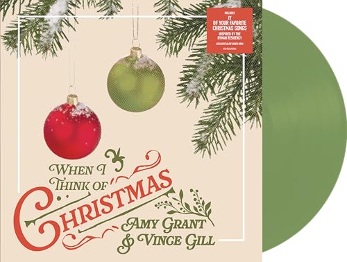 Amy Grant & Vince Gill - When I Think Of Christmas [Olive Green LP] | Vinyl