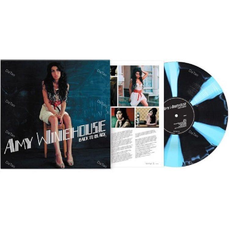 Amy Winehouse - Back To Black (Limited Edition, Blue and Black Cornetto Colored Vinyl) [Import] | Vinyl
