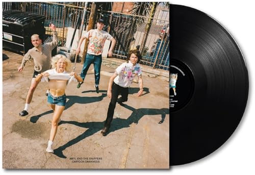 Amyl and The Sniffers - Cartoon Darkness [Cartoon Black Edition] [Explicit Content] (Poster) | Vinyl