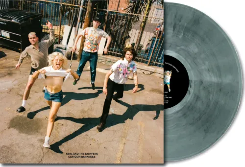 Amyl & the Sniffers - Cartoon Darkness (Doing In Me Lungs Edition) (Indie Exclusive, Limited Edition, Colored Vinyl, Smoke, Poster) | Vinyl