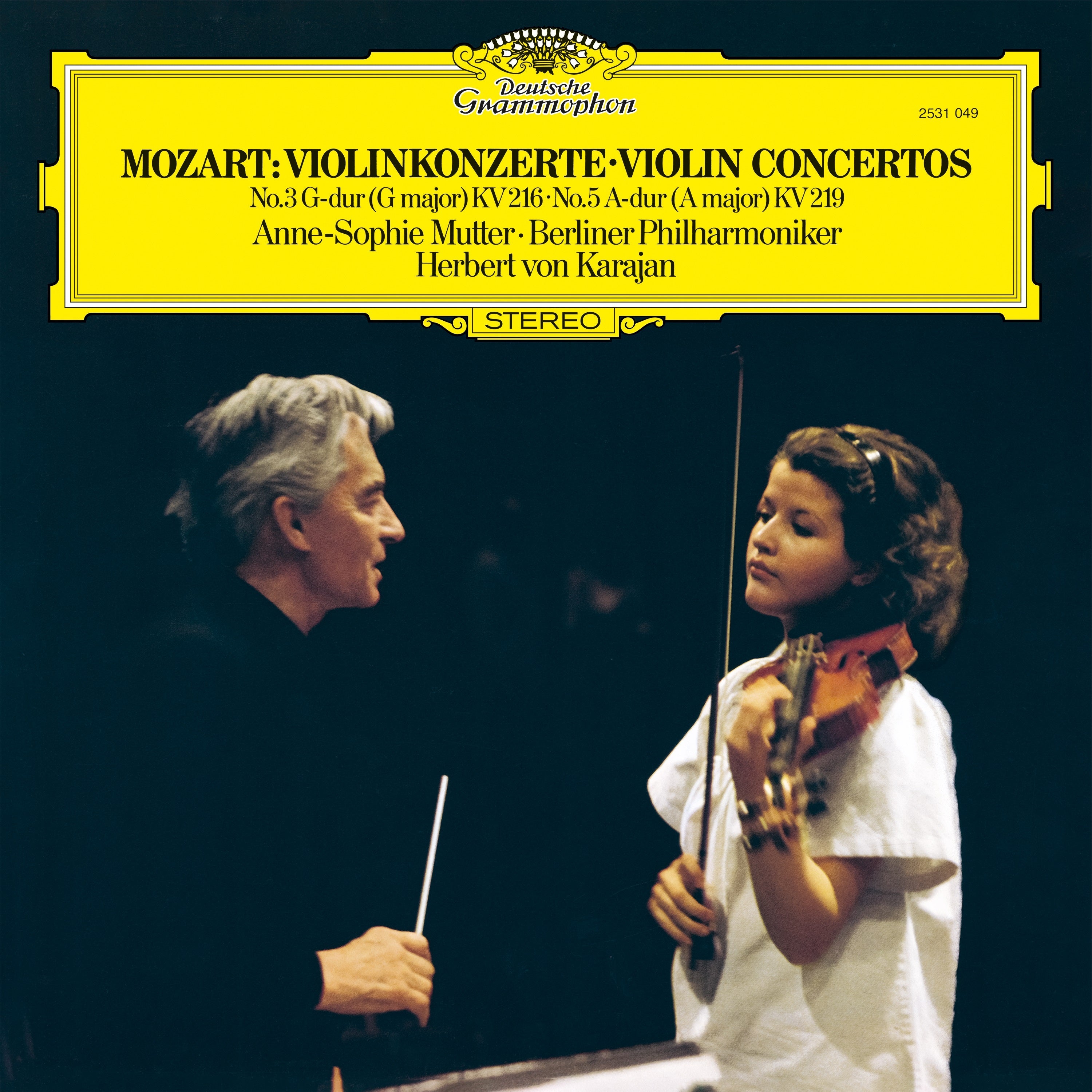 Anne-Sophie Mutter/Berliner Philharmoniker/Herbert | Mozart: Violin Concertos Nos. 3 & 5 [180G LP] | Vinyl