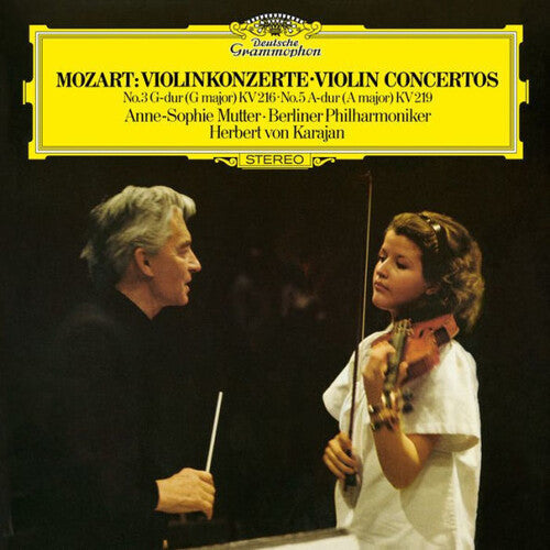 Anne-Sophie Mutter/Berliner Philharmoniker/Herbert - Mozart: Violin Concertos Nos. 3 & 5 [LP] | Vinyl