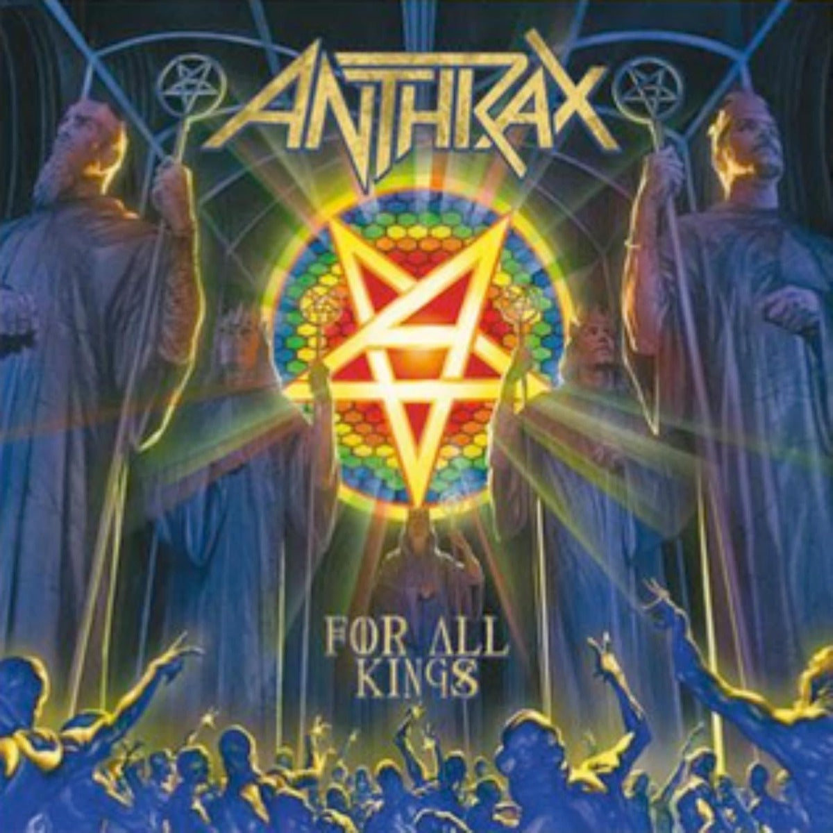 Anthrax | For All Kings (Clear Vinyl, Blue, Yellow, Limited Edition, Splatter) ( 2 Lp's) | Vinyl