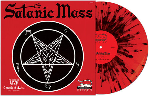 Anton Lavey - Satanic Mass - RED/ BLACK SPLATTER | Vinyl