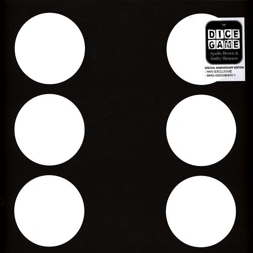 Apollo Brown & Guilty Simpson - Dice Game (Indie Exclusive, Black & White Splatter, Anniversary Edition) | Vinyl