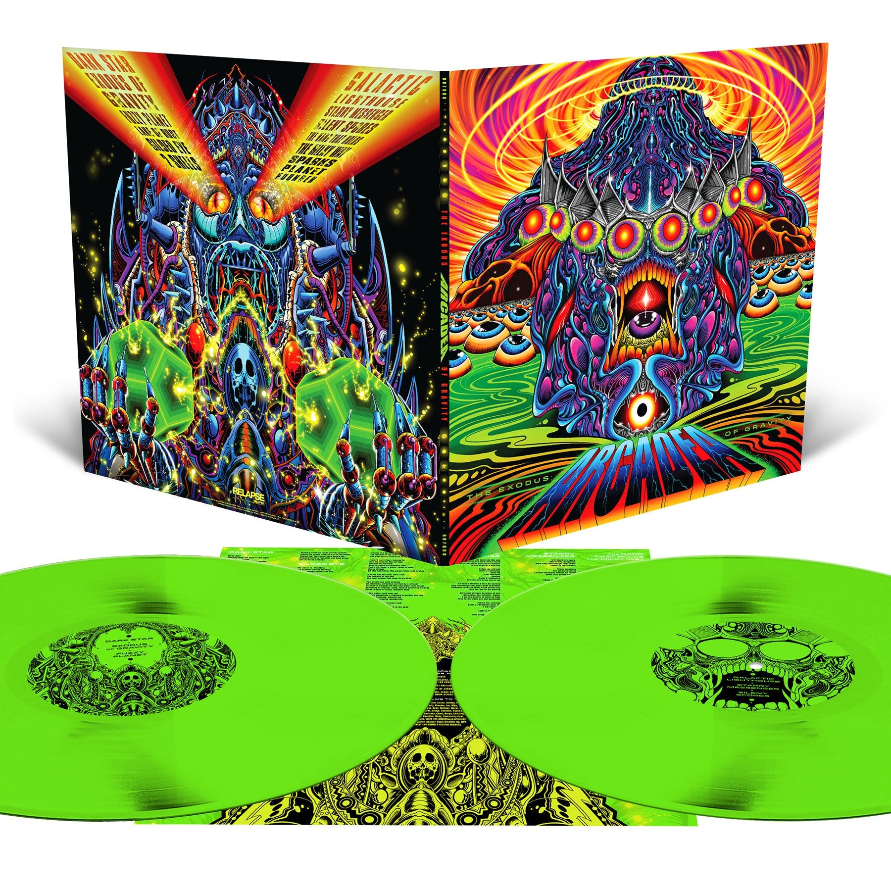 Arcadea - The Exodus Of Gravity (Neon Green Vinyl) [2LP] | Vinyl