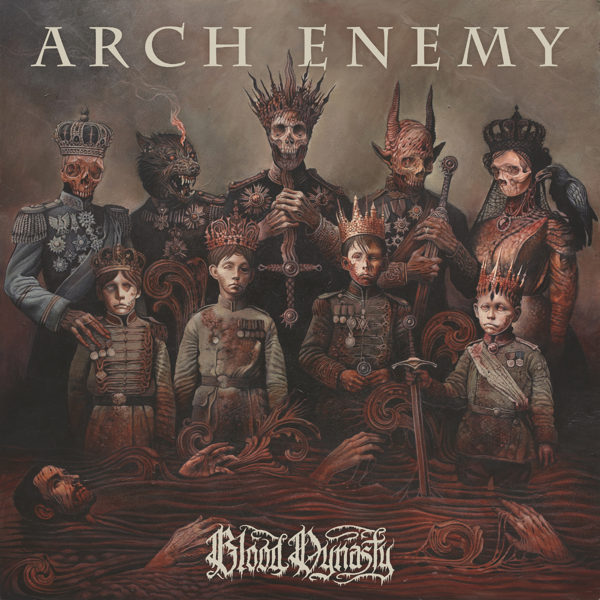 Arch Enemy | Blood Dynasty (Indie Exclusive, 180 Gram Milky White Colored Vinyl, Booklet) | Vinyl - 0