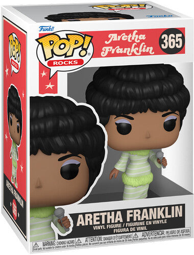 Aretha Franklin | FUNKO POP! ROCKS: Aretha Franklin (Green Dress) (Vinyl Figure) | Action Figure
