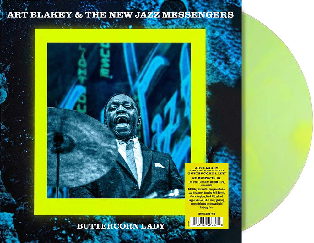 Art Blakey & The New Jazz Messengers | Buttercorn Lady - Live At The Lighthouse, Hermosa Beach, 1966 (Indie Exclusive) [180G Lemon & Lime Vinyl] | Vinyl