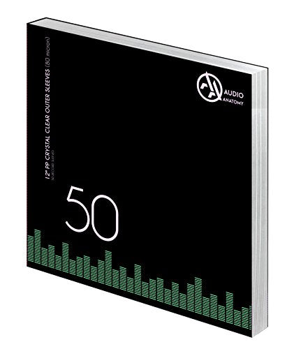 Audio Anatomy - 50X 12" PP CRYSTAL CLEAR OUTER SLEEVES (80 MICRON) | Record Sleeves