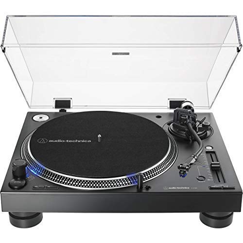 Audio-Technica | AT-LP140XP Direct-Drive Professional DJ Turntable with AT-XP3 Phono Cartridge and Stylus (Black) | Turntables