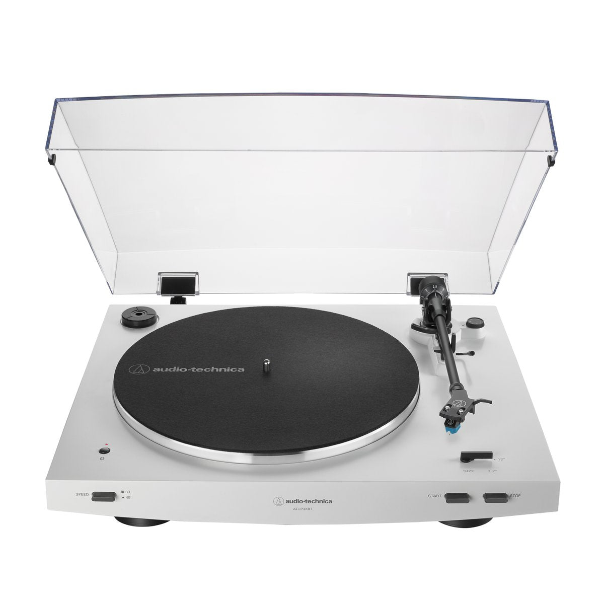 Audio-Technica | AT-LP3XBT WHITE (Automatic Belt-Drive Turntable (Wireless Blu-tooth & Analog)) | Turntables