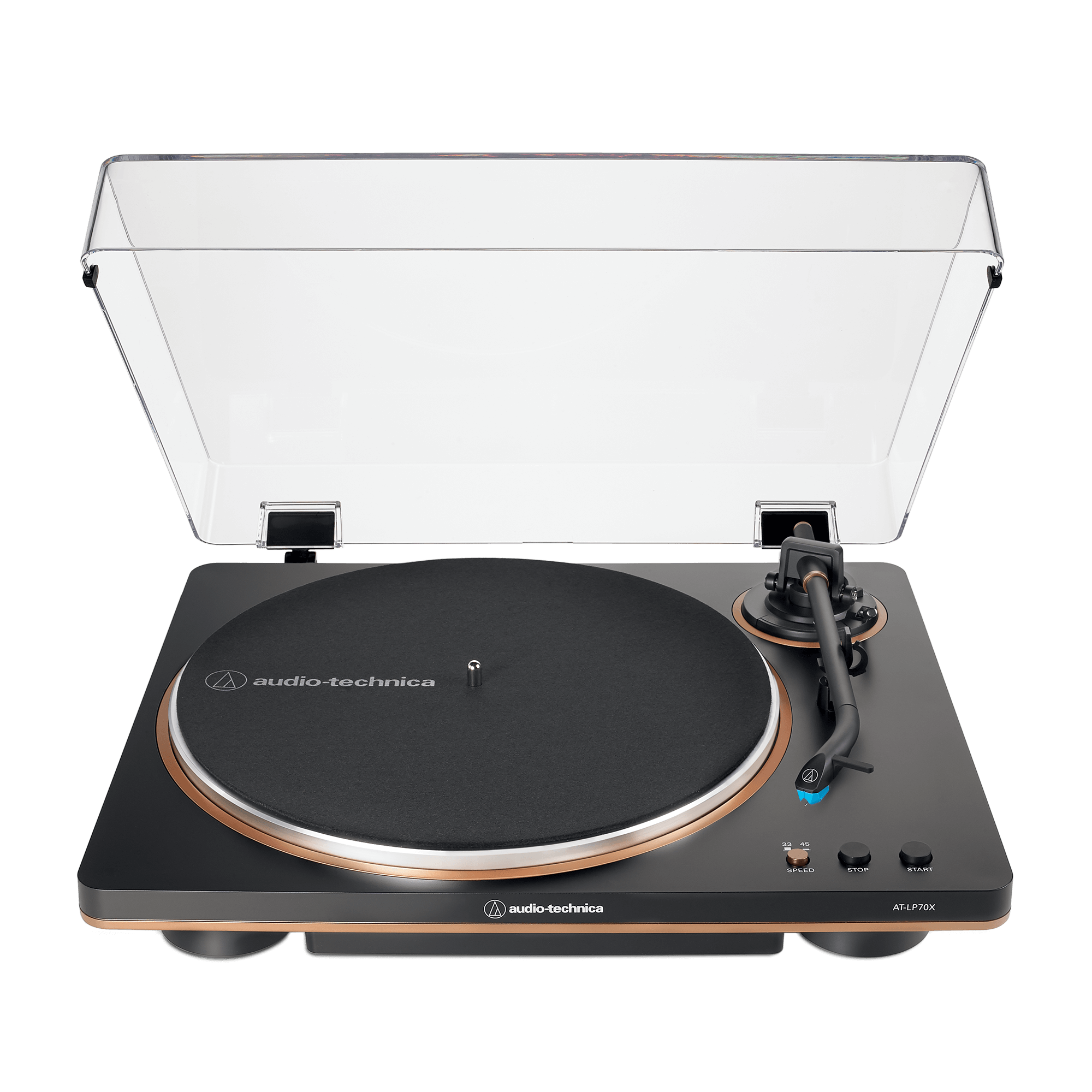 Audio Technica | AT-LP70X-BZ - FULLY AUTO BELT-DRIVE TT, BLACK/BRONZE | Turntables