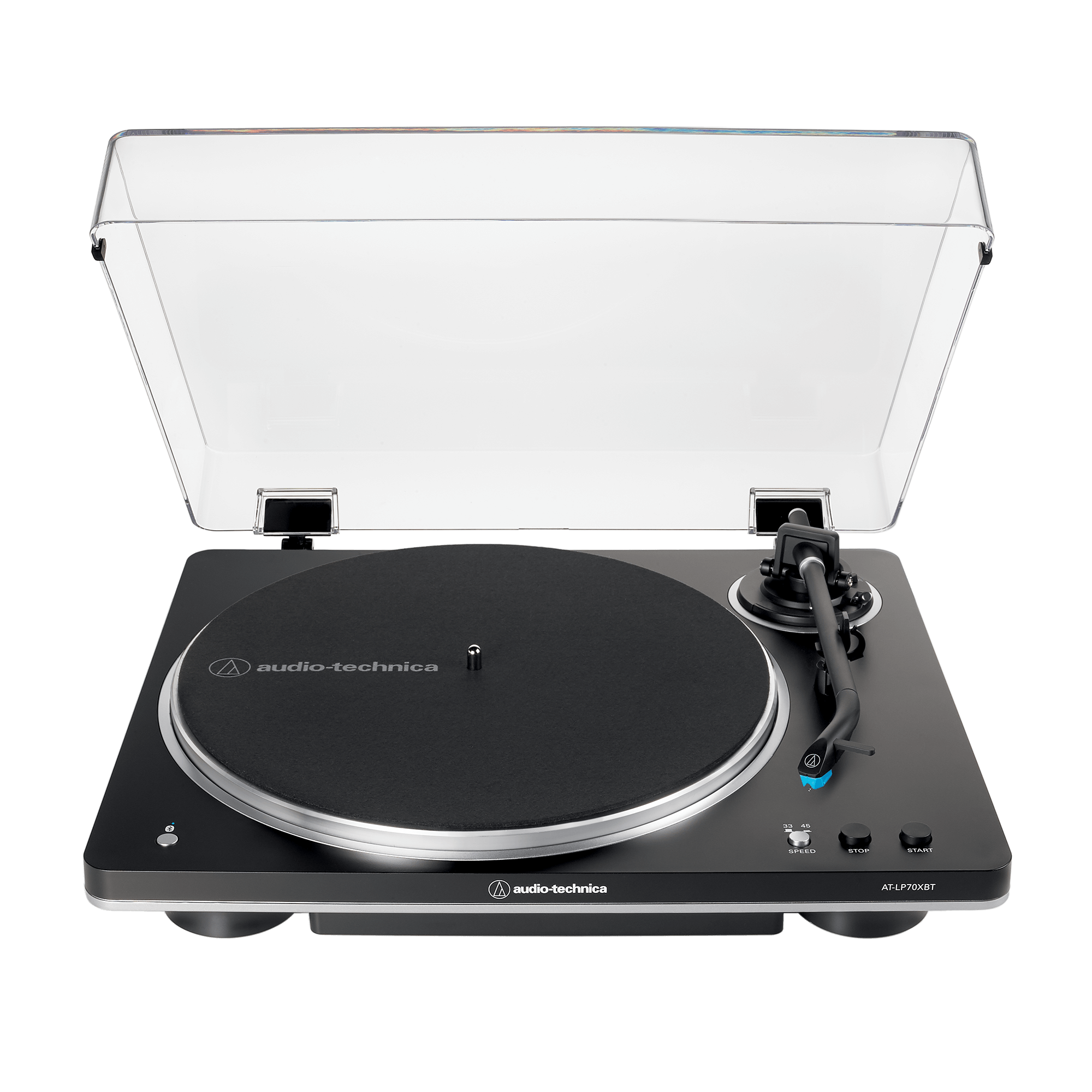Audio Technica | AT-LP70XBT-BS - FULLY AUTO WRLS BELT-DRIVE TT,BLK/SILVER | Turntables
