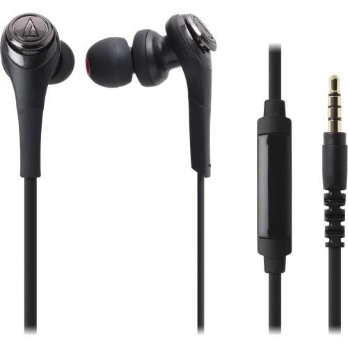 Audio-Technica | Solid Bass in-Ear Headphones with in-line Mic & Control | Headphone