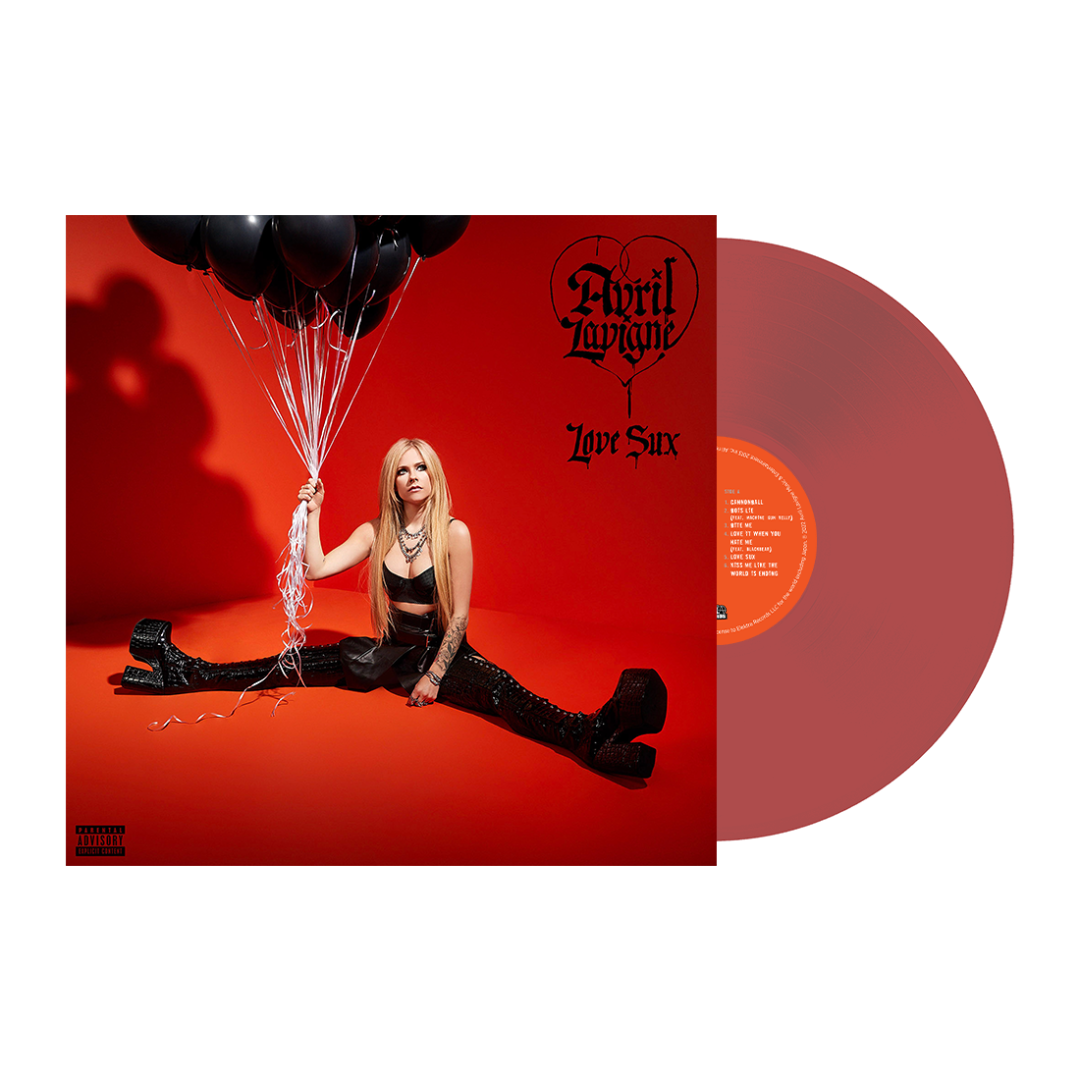 Avril Lavigne - Love Sux [Explicit Content] (Indie Exclusive, Transparent Red Vinyl) | Vinyl